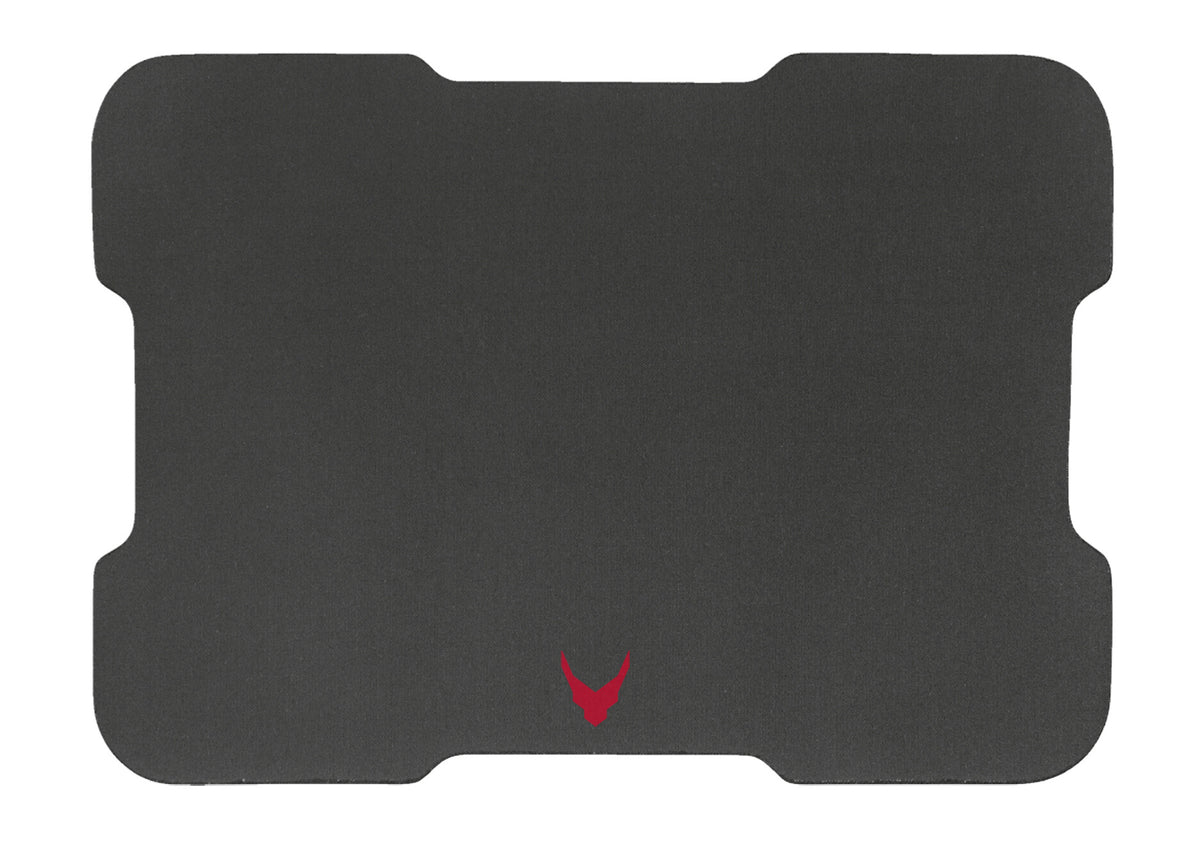 Varr VSETMPX4 Gaming Mouse and Mousepad Set - Wired USB-A Optical Backlit Mouse in Black/Red - 3,200 DPI