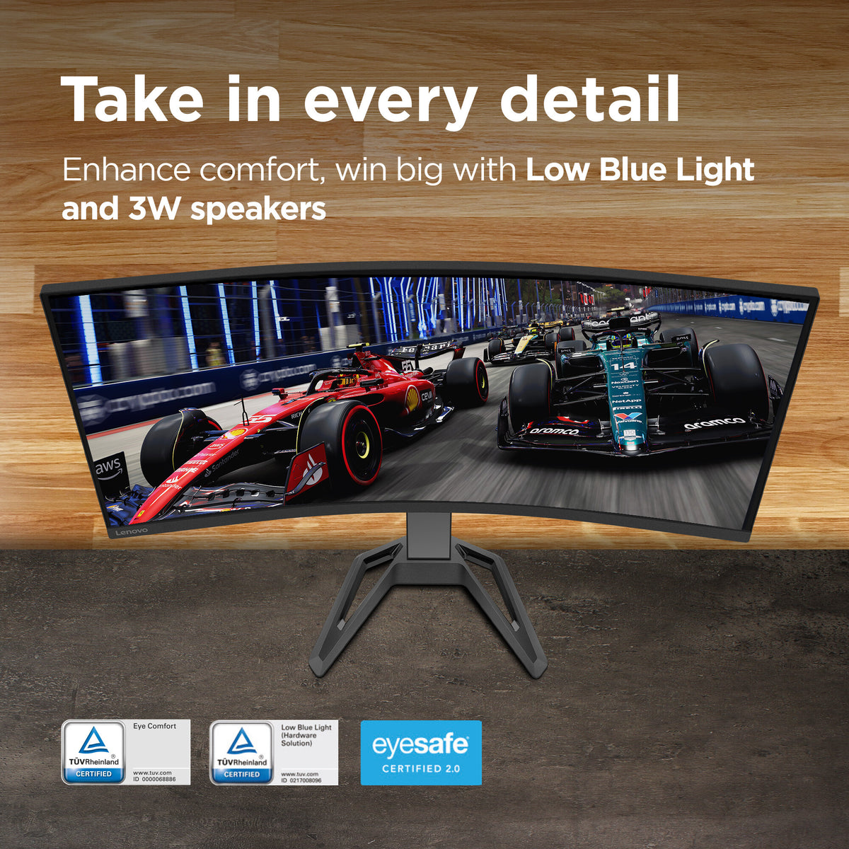 Lenovo G34W-30 - 86.4 cm (34") - 3440 x 1440 pixels WQHD W-LED Monitor