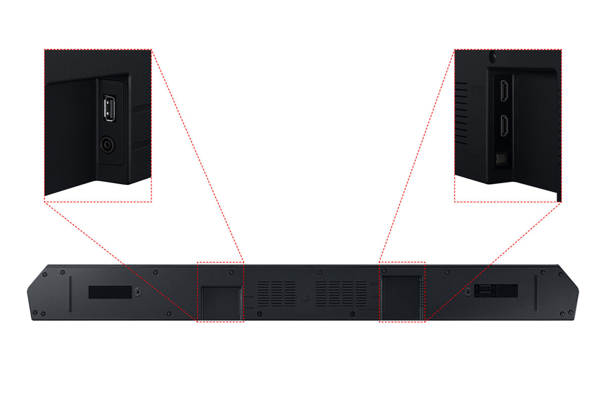 Samsung HW-Q600C - Bluetooth Cinematic Soundbar with Dolby Atmos, DTS:X & Wireless Subwoofer in Black