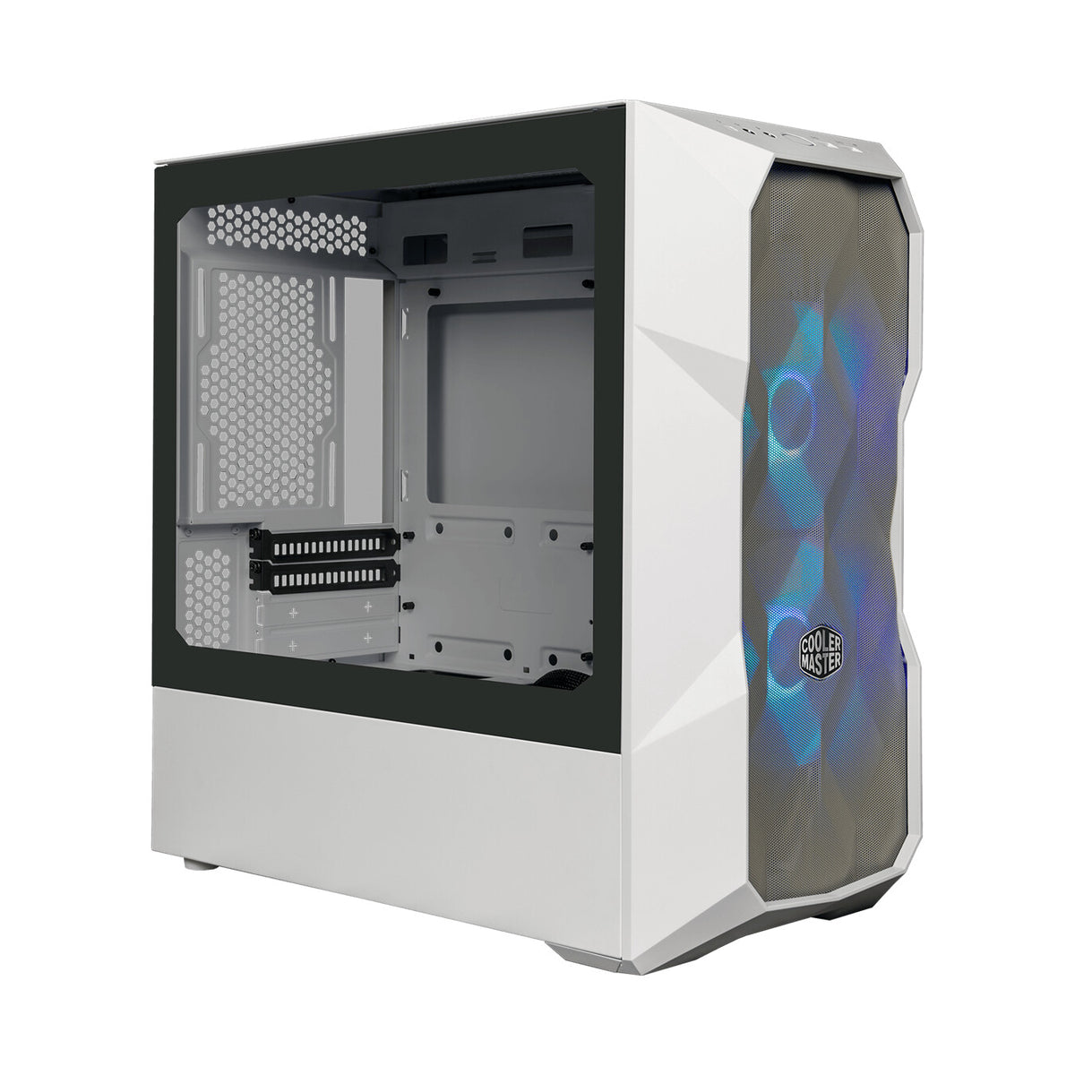 Cooler Master TD300 Mesh - MicroATX Mini Tower Case in White