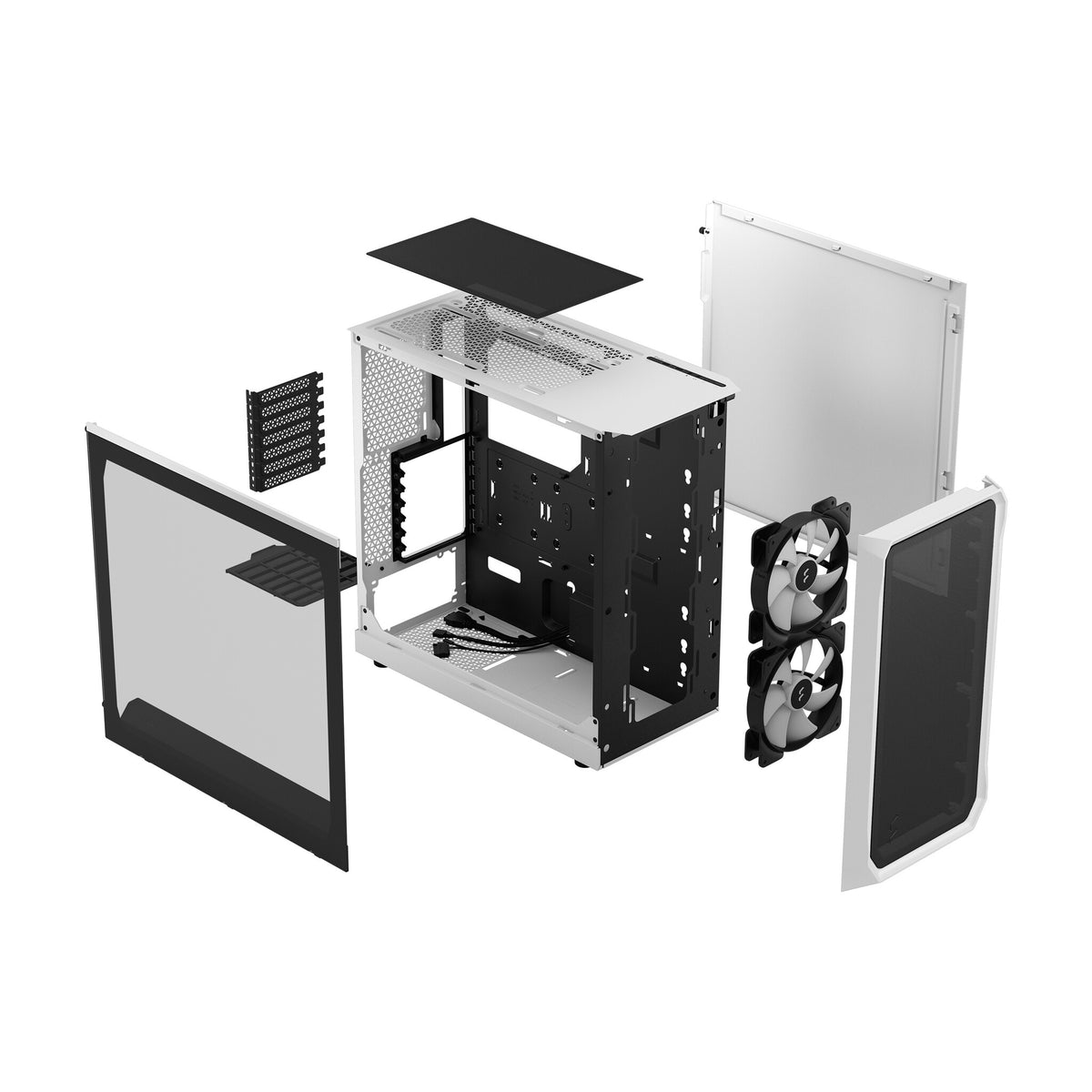 Fractal Design Focus 2 RGB - ATX Mid Tower Case in White