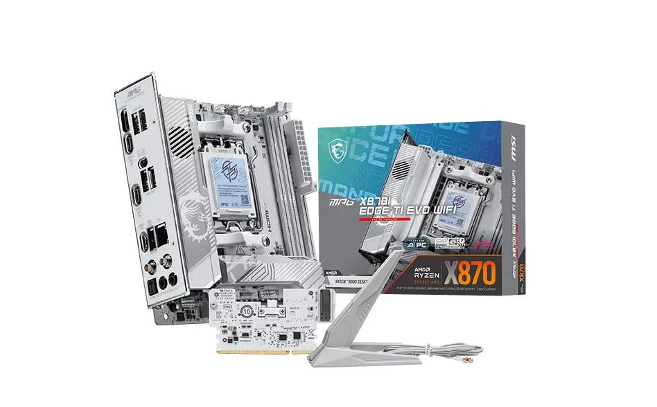 MSI MPG X870I EDGE TI EVO WIFI motherboard AMD X870 Socket AM5 mini ATX