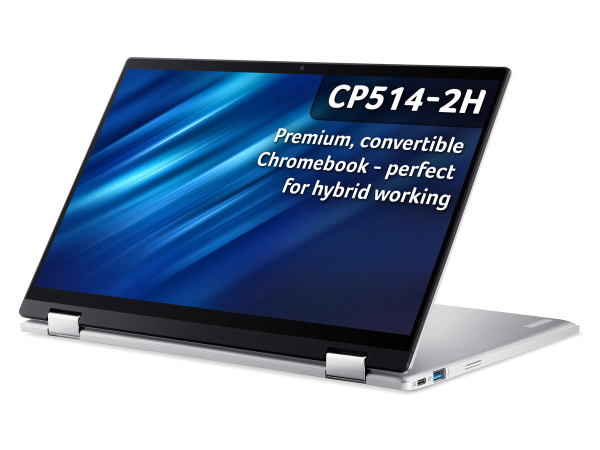 Acer Chromebook Spin 514 - 35.6 cm (14") - Touchscreen - Intel® Core™ i3-1110G4 - 8 GB LPDDR4x-SDRAM - 128 GB SSD - Wi-Fi 6 - ChromeOS - Silver
