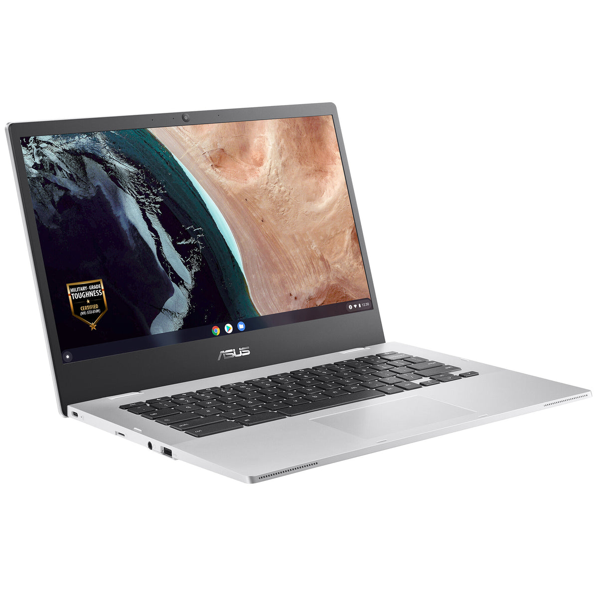 ASUS Chromebook CX1400CKA-EK0078- 35.6 cm (14") - 64 GB - 4 GB - Wi-Fi 6 - ChromeOS - Silver