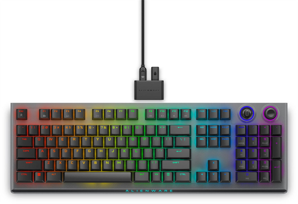 Alienware AW920K keyboard Gaming USB + RF Wireless + Bluetooth Grey