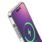 eSTUFF BERLIN Magnetic Hybrid mobile phone case for iPhone 14 Pro in Transparent