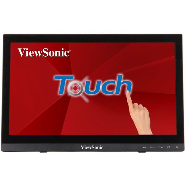 Viewsonic TD1630-3 Computer Monitor 39.6 cm (15.6&quot;) 1366 x 768 pixels HD LCD Touchscreen Multi-user Black