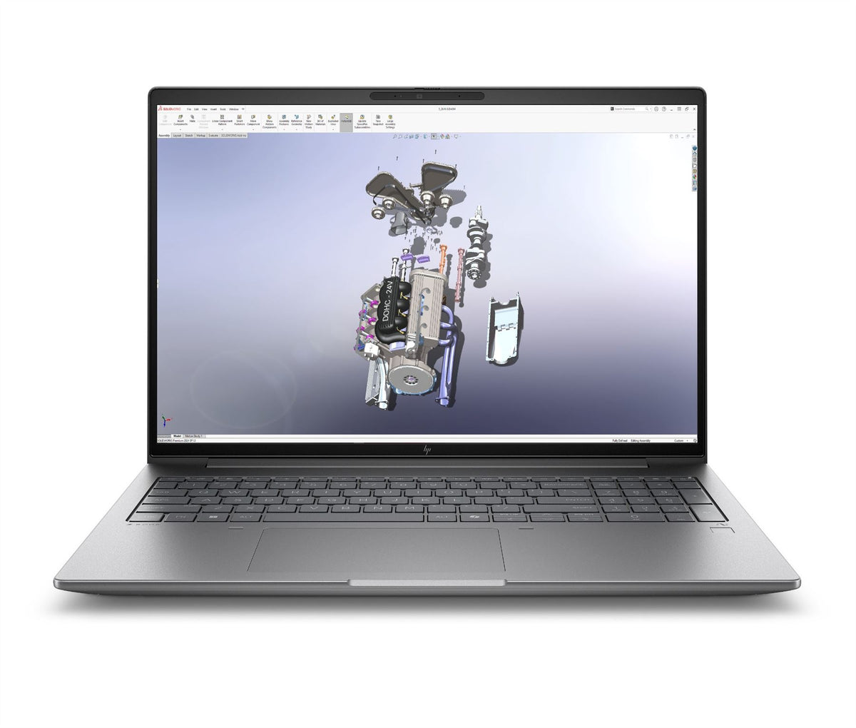 HP ZBook X G1i 16 inch Mobile Workstation PC Wolf Pro Security Edition - Data Science Intel Core Ultra 7 225H 40.6 cm (16") 2.5K 32 GB DDR5-SDRAM 1 TB SSD Wi-Fi 7 (802.11be) Windows 11 Pro AI Workstation, AI PC Silver