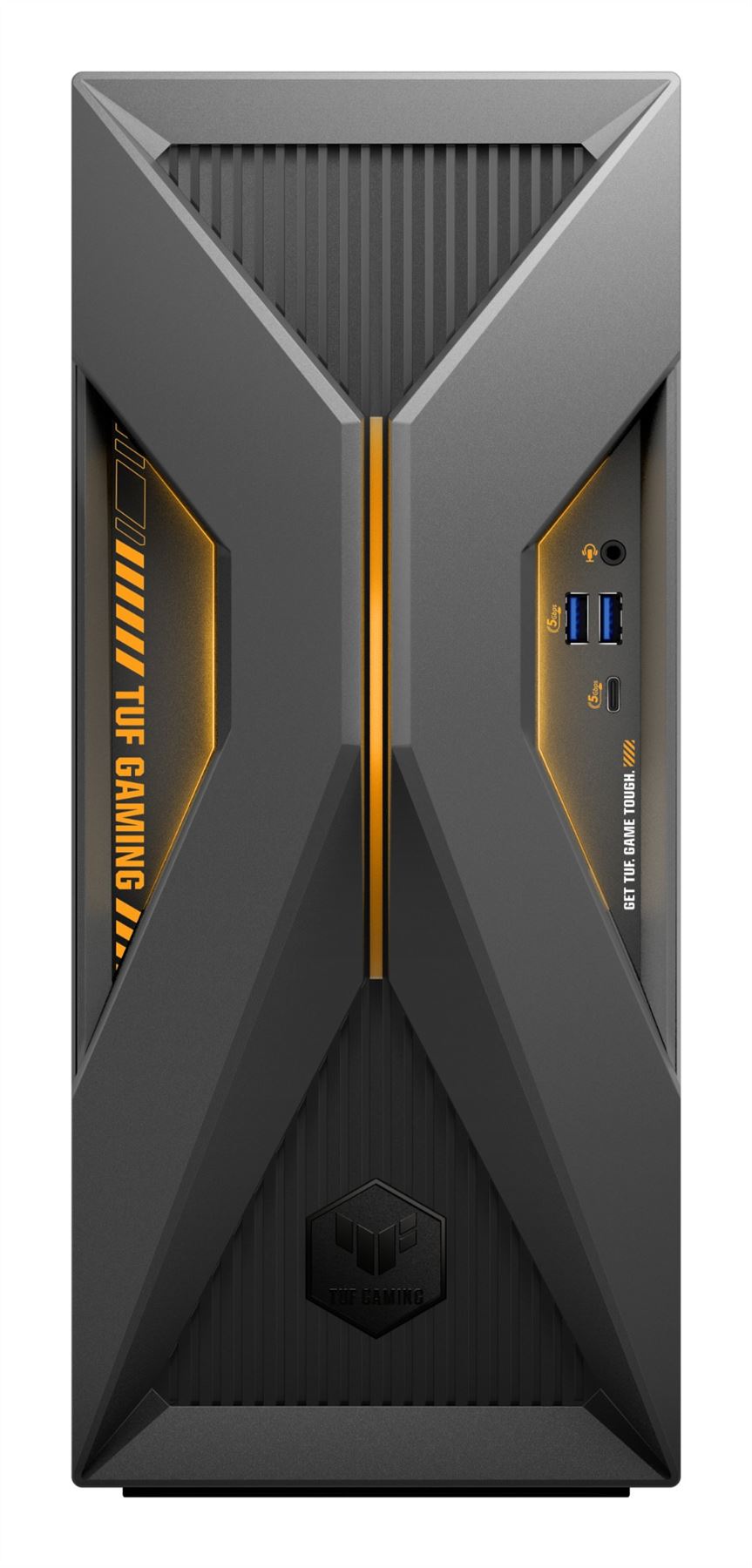 ASUS TUF Gaming T500 T500MV-13420H469W Intel® Core i5 i5-13420H 16 GB DDR5-SDRAM 1 TB SSD NVIDIA® GeForce RTX 5050 Windows 11 Home Mini Tower PC Black, Grey