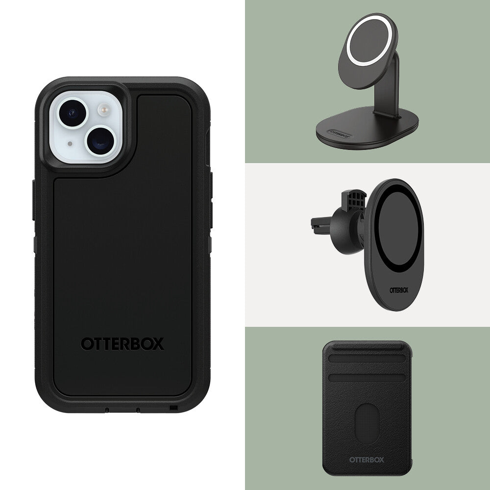 OtterBox Defender Series XT for iPhone 15 in Black
