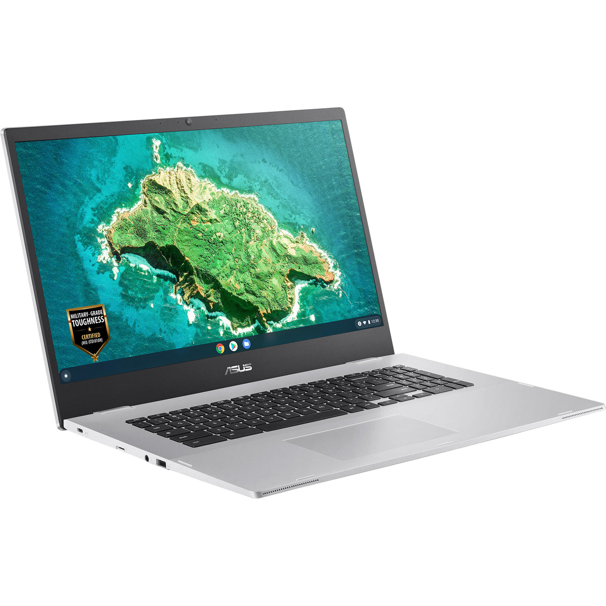 ASUS Chromebook - 43.9 cm (17.3") - Intel® Pentium® Silver N6000 - 4 GB LPDDR4x-SDRAM - 128 GB eMMC - Wi-Fi 6 - ChromeOS - Silver