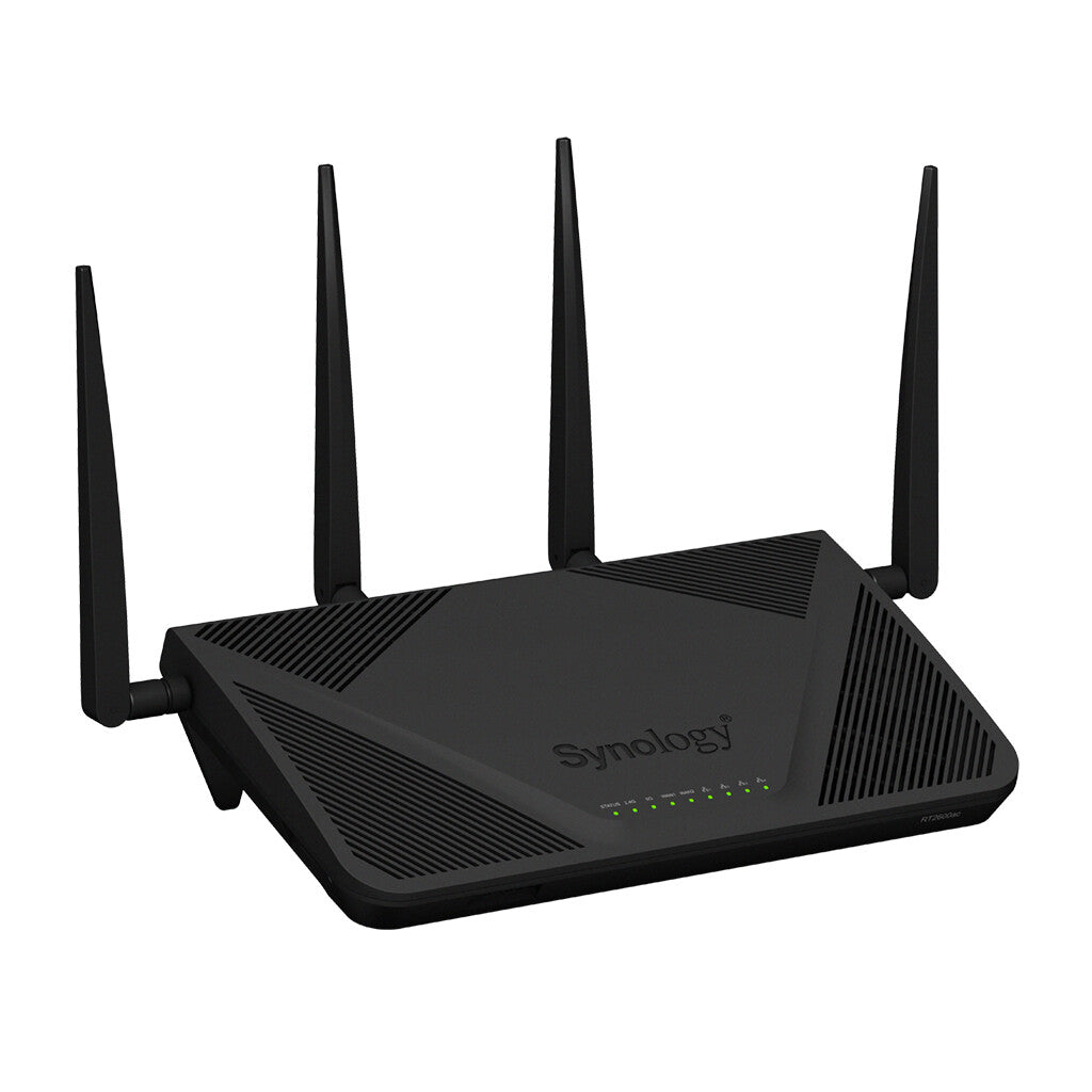 Synology RT2600AC - Gigabit Ethernet Dual-band (2.4 GHz / 5 GHz) wireless router in Black