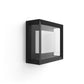 Philips Hue Econic Outdoor Wall Light in Black - White and colour ambiance