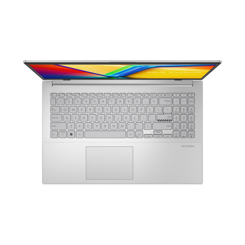 ASUS Vivobook Go Laptop - 39.6 cm (15.6&quot;) - Intel Core i3-N305 - 8 GB DDR4-SDRAM - 256 GB Flash - Wi-Fi 6E - Windows 11 Home in S mode - Silver