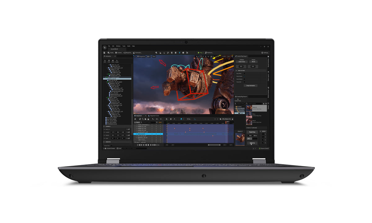 Lenovo ThinkPad P16 Laptop - 40.6 cm (16&quot;) - Intel® Core™ i7-14700HX - 32 GB DDR5-SDRAM - 1 TB SSD - NVIDIA RTX 2000 Ada - Wi-Fi 6E - Windows 11 Pro - Grey / Black