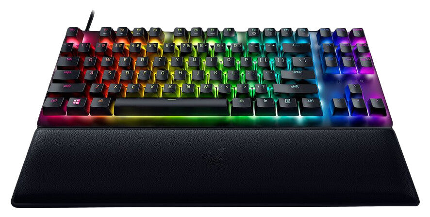 Razer Huntsman V2 TKL - USB Wired RGB Opto-mechanical Keyboard in Black (QWERTY UK)