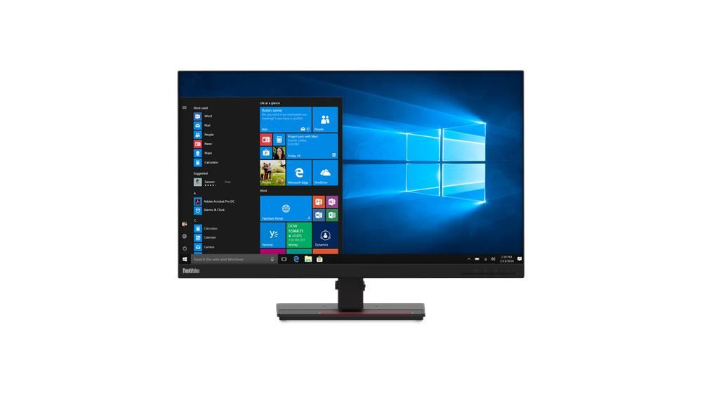 Lenovo ThinkVision T27q-20 computer monitor 68.6 cm (27") 2560 x 1440 pixels Quad HD LCD