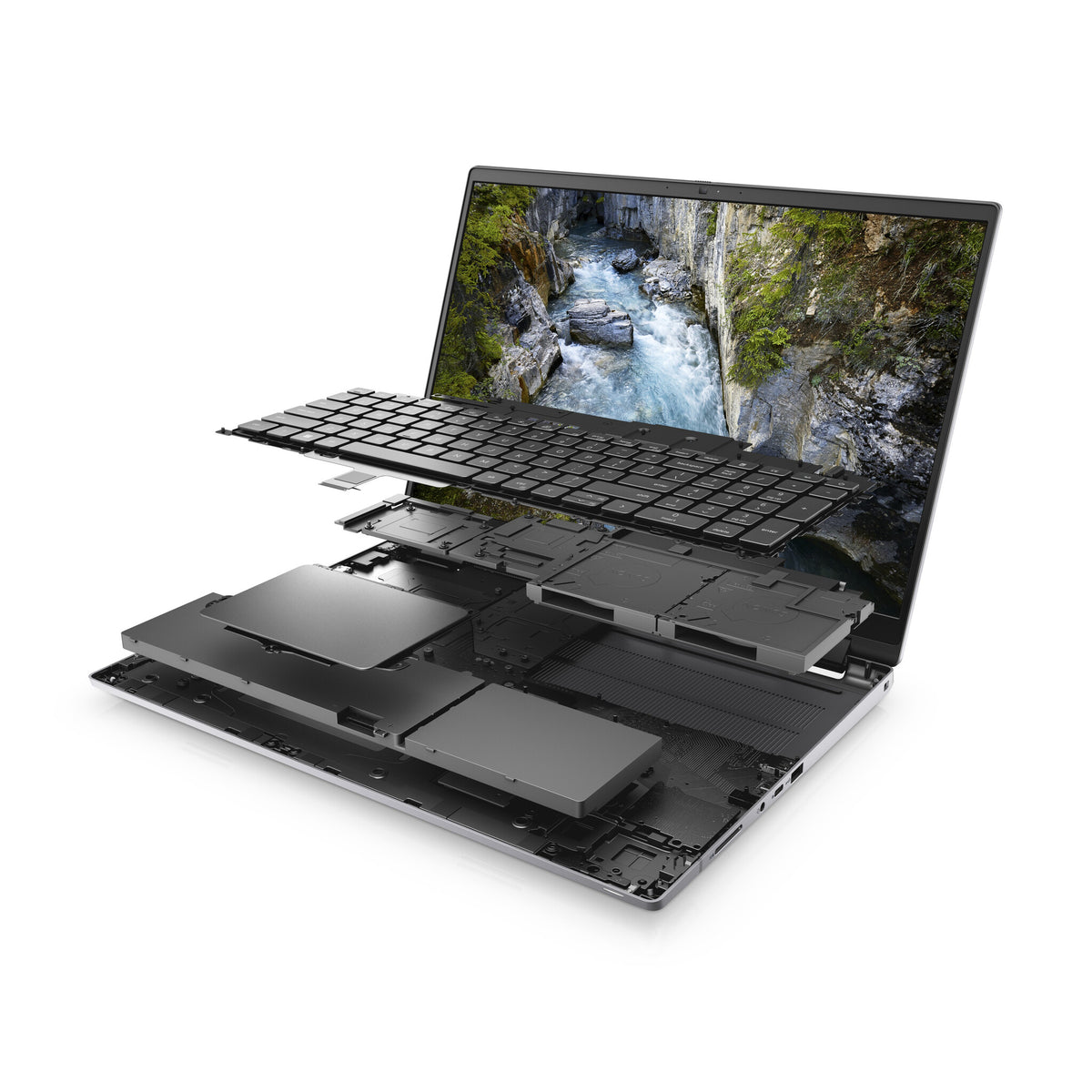 DELL Precision 7670 Laptop - 40.6 cm (16") - Intel® Core™ i7-12850HX - 16 GB DDR5-SDRAM - 512 GB SSD - NVIDIA RTX A2000 - Wi-Fi 6E - Windows 10 Pro - Grey