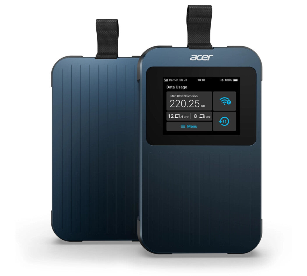 Acer Connect ENDURO M3 5G Mobile Wi-Fi, 1GB international data Cellular network modem/router