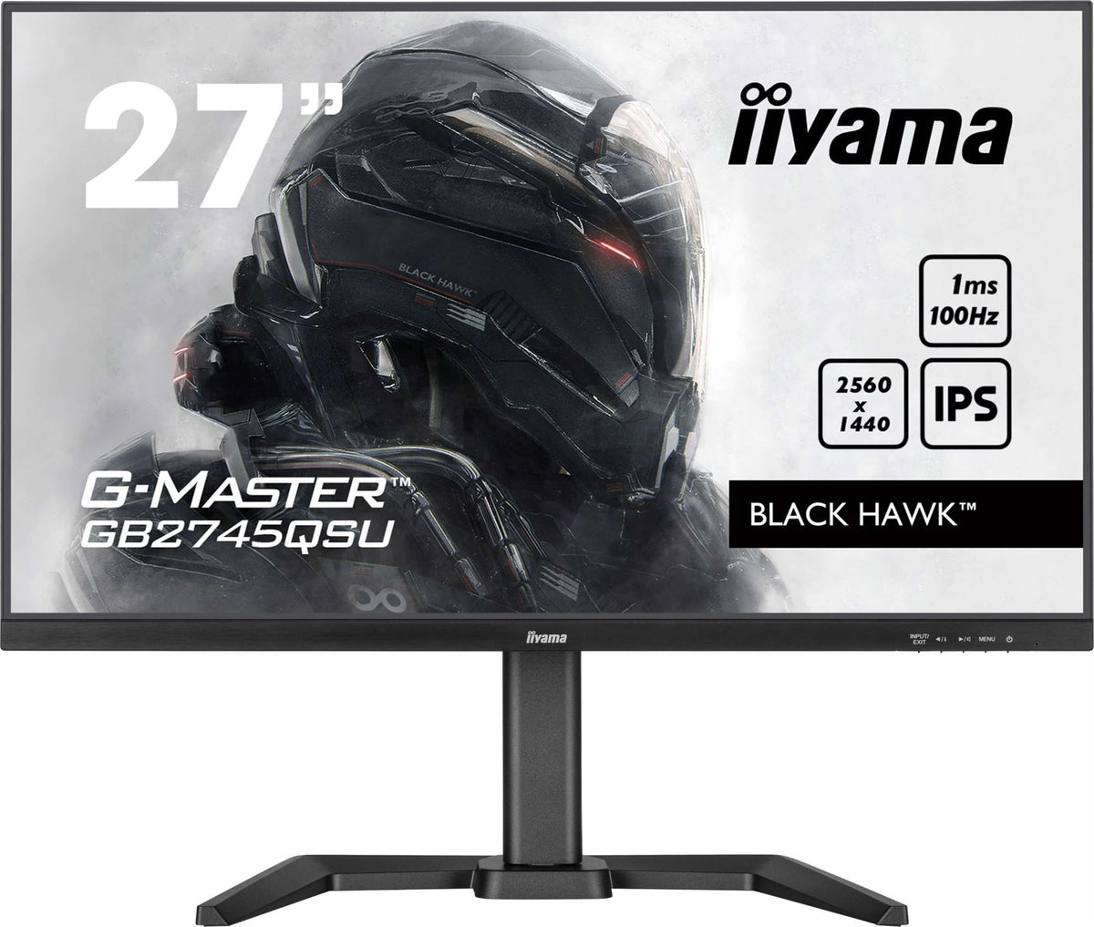 iiyama G-MASTER GB2745QSU-B2 - 68.6 cm (27") - 2560 x 1440 pixels WQHD LED Monitor