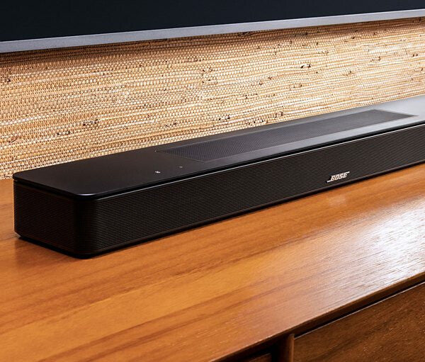 Bose Smart Soundbar 600 with Dolby Atmos, Wi-Fi, Bluetooth &amp; Voice Recognition and Control in Black