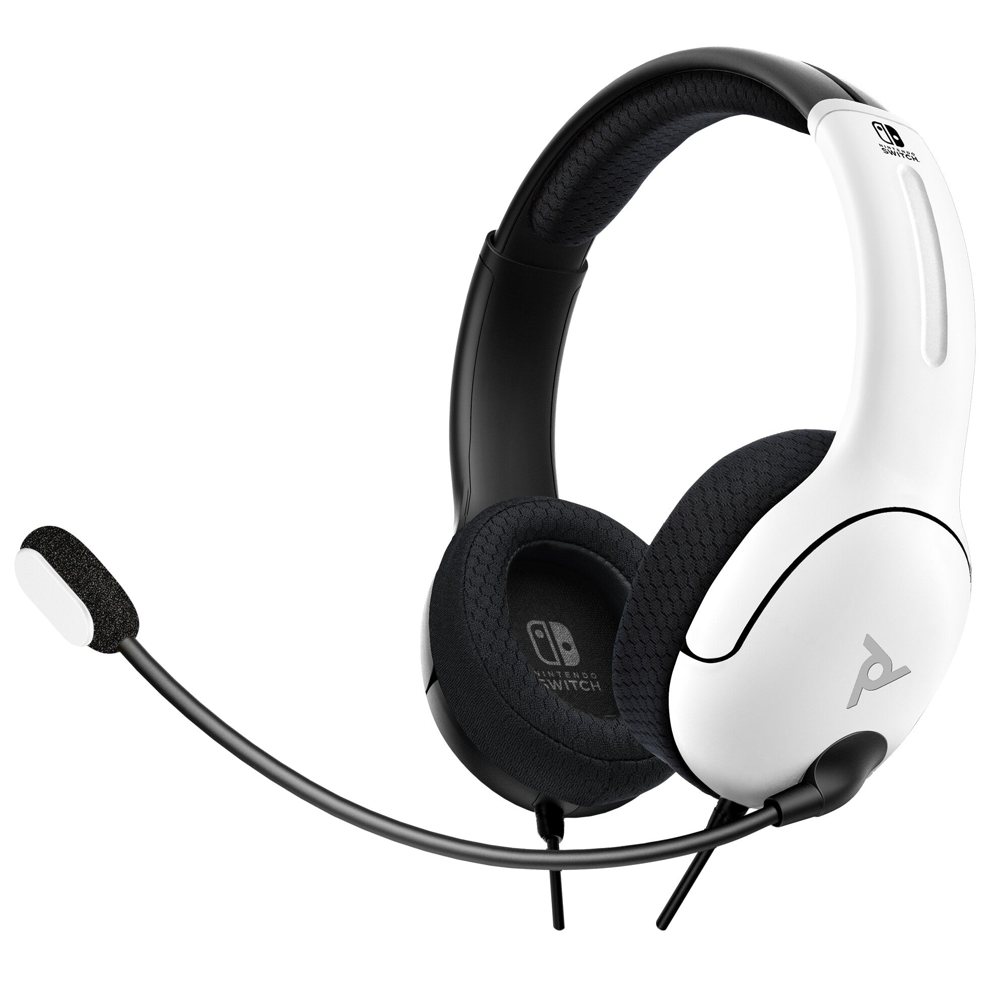 PDP LVL40 AIRLITE Wired Gaming Headset in Black White for