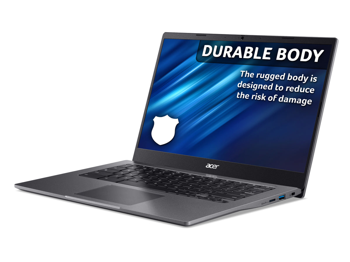 Acer Chromebook 514 - 35.6cm (14") - Intel® Core™ i3-1115G4 -  8 GB LPDDR4x-SDRAM - 128 GB SSD - Wi-Fi 6 - ChromeOS - Grey