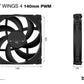 be quiet! SILENT WINGS 4 PWM - Computer Case Fan in Black - 140mm