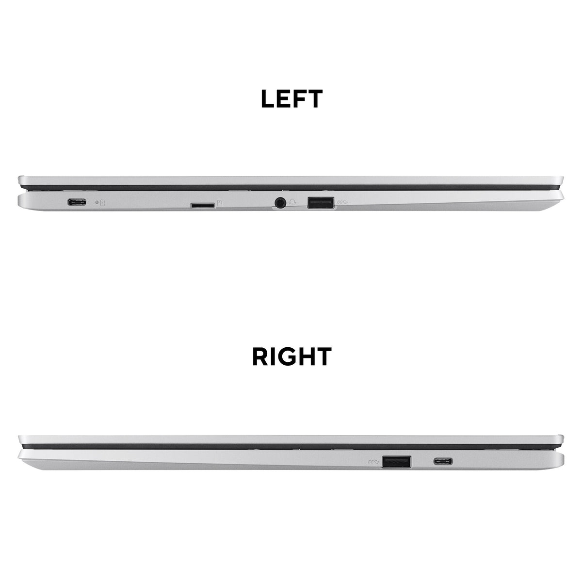ASUS Chromebook - 43.9 cm (17.3") - Intel® Pentium® Silver N6000 - 4 GB LPDDR4x-SDRAM - 128 GB eMMC - Wi-Fi 6 - ChromeOS - Silver