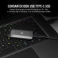 Corsair EX100U - USB Type-C External SSD - 2 TB