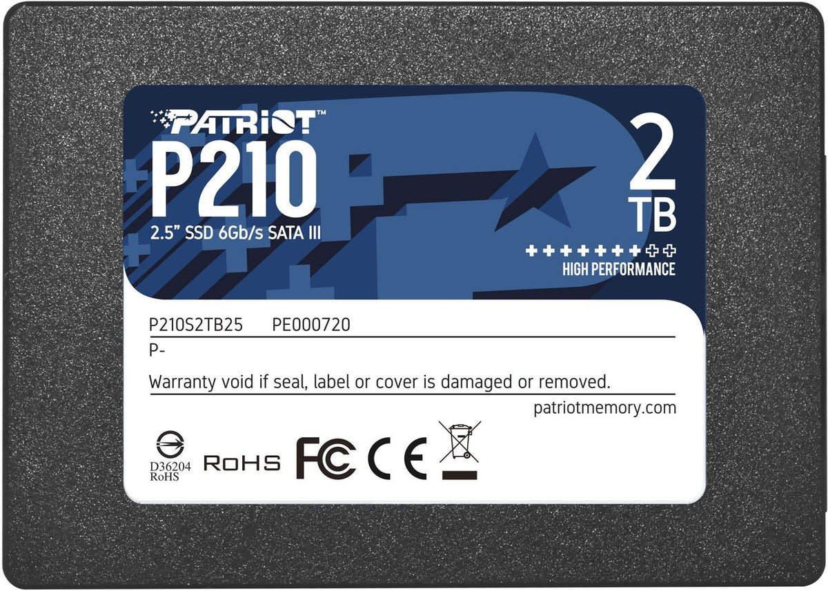 Patriot Memory P210 2.5" 2 TB Serial ATA III