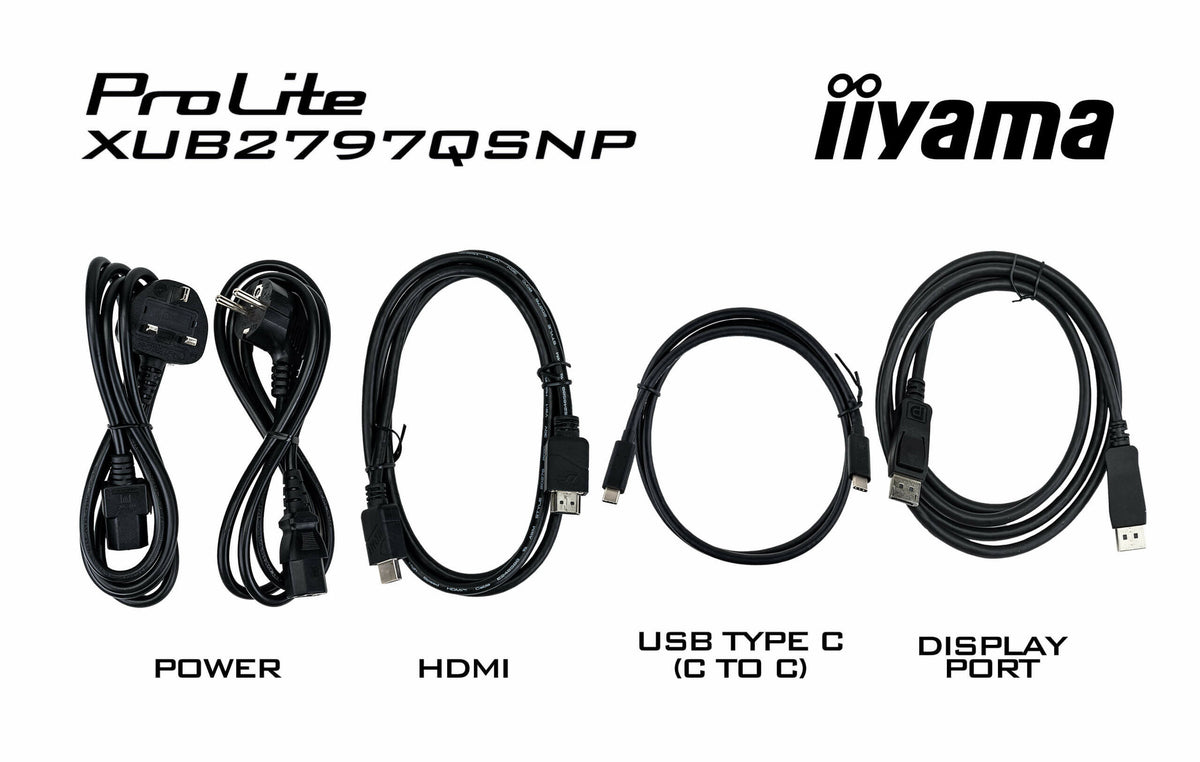 iiyama ProLite XUB2797QSNP-B1 - 68.6 cm (27") - 2560 x 1440 pixels WQHD LED Monitor