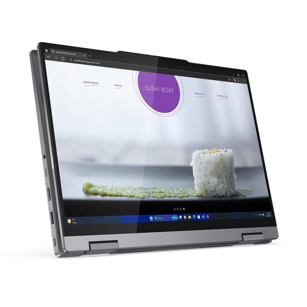 Lenovo ThinkBook 14 Hybrid (2-in-1) - 35.6 cm (14&quot;) - Touchscreen - Intel Core Ultra 7 155U - 16 GB DDR5-SDRAM - 512 GB SSD - Wi-Fi 6E - Windows 11 Pro - Grey