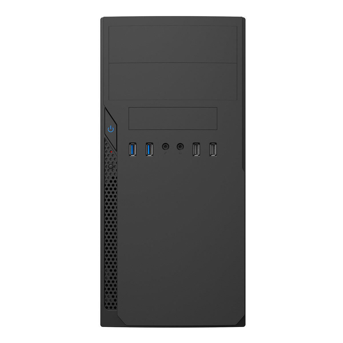 CiT CLASSIC MICRO - MicroATX Mid Tower Case in Black w/ 500W PSU