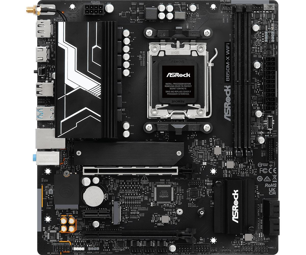 Asrock B850M-X WiFi micro ATX motherboard - AMD B850 Socket AM5