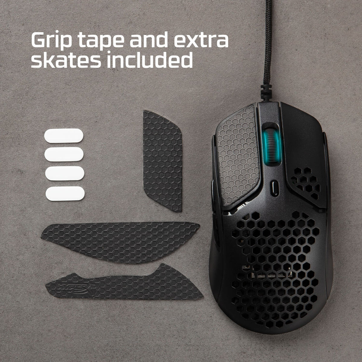 HyperX Pulsefire Haste - USB Type-A Gaming Mouse in Black / Red - 16,000 DPI