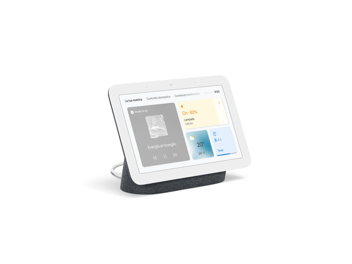 Google Nest Hub (Gen 2) Smart Display with Google Assistant in Charcoal