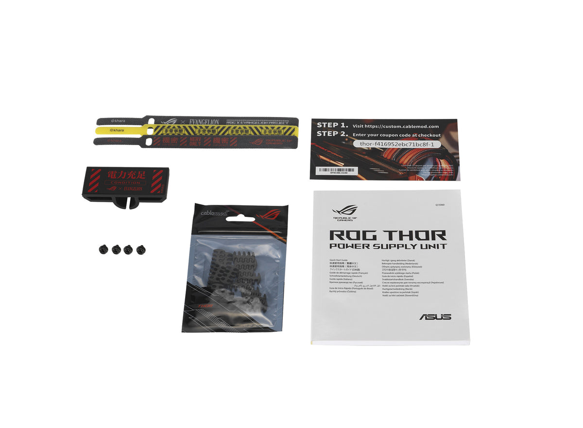 ASUS ROG THOR "EVA Edition" - 1000W 80+ Platinum II Fully Modular Power Supply Unit
