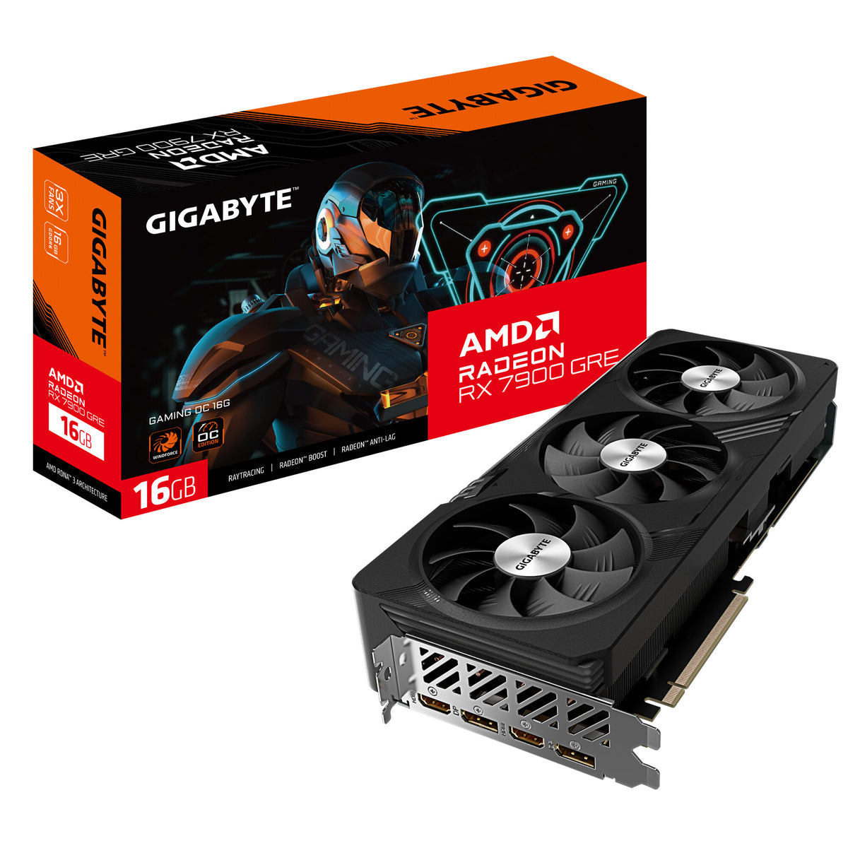 Gigabyte GAMING - AMD 16 GB GDDR6 Radeon RX 7900 GRE graphics card