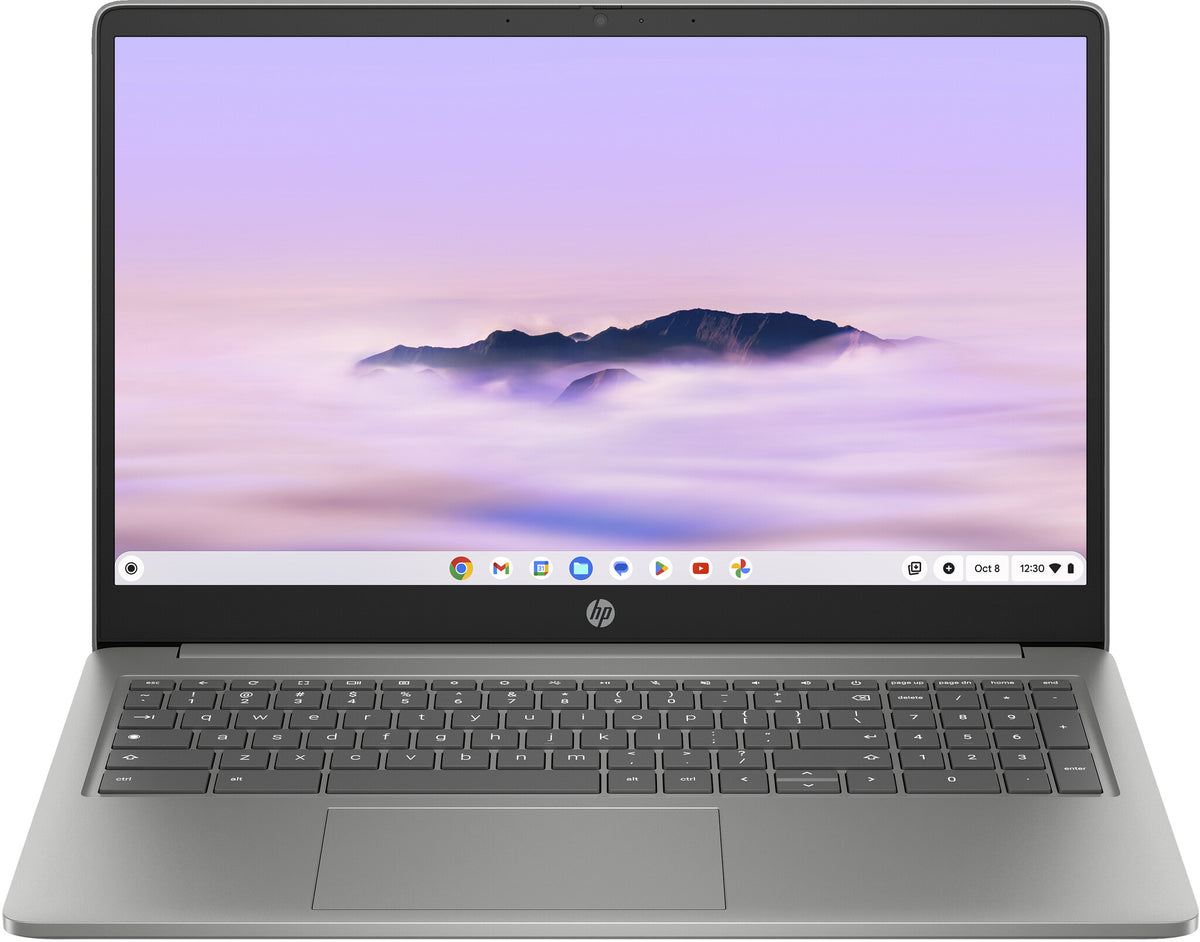 HP Chromebook Plus - 39.6 cm (15.6") - Intel® Core™ i3-N305 - 8 GB LPDDR5-SDRAM - 256 GB Flash - Wi-Fi 6 - ChromeOS - Silver