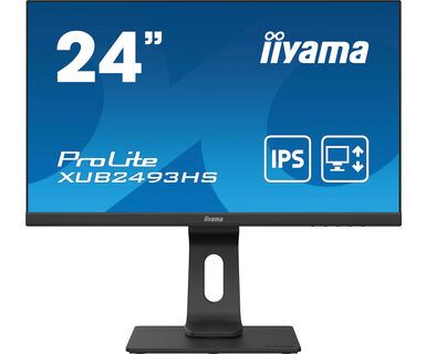 iiyama ProLite XUB2493HS-B4 Computer Monitor 61 cm (24") 1920 x 1080 pixels Full HD LED Black