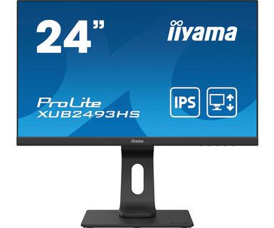 iiyama ProLite XUB2493HS-B4 Computer Monitor 61 cm (24&quot;) 1920 x 1080 pixels Full HD LED Black