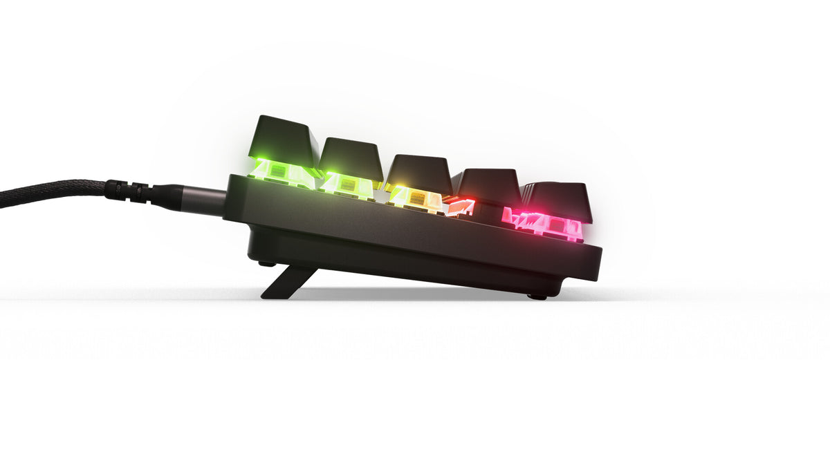 Steelseries Apex Pro Mini - USB Wired RGB Mechanical Gaming Keyboard in Black (QWERTY UK)