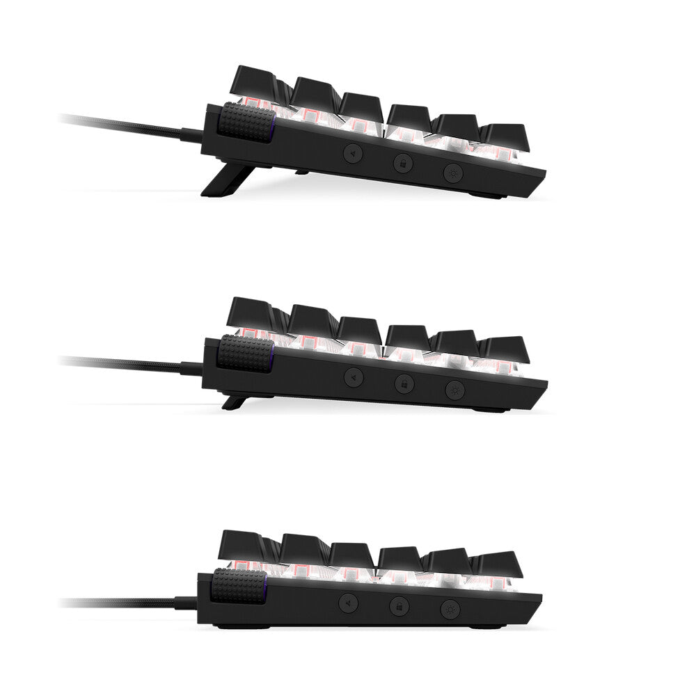 NZXT Function MiniTKL - USB Wired RGB Mechanical Keyboard in Black (QWERTY UK)