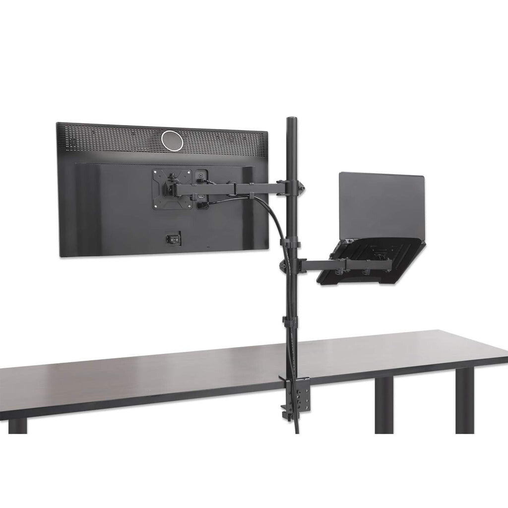 Manhattan 462136 - Desk monitor/laptop mount for 25.4 cm (10") to 81.3 cm (32")