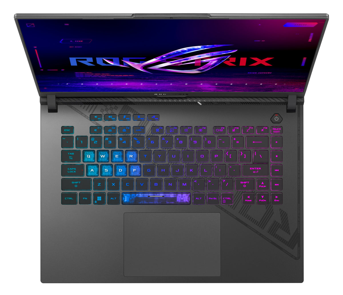 ASUS ROG Strix G16 Laptop - 40.6 cm (16") - Intel® Core™ i5-13450HX - 16 GB DDR5-SDRAM - 512 GB SSD - NVIDIA GeForce RTX 4050 - Wi-Fi 6E - Windows 11 Home - Grey