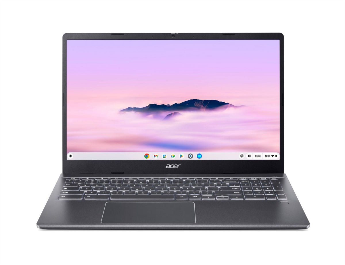Acer Chromebook Plus 515 CBE595-2-TCO-56LN Intel Core 5 120U 39.6 cm (15.6") Full HD 16 GB LPDDR5x-SDRAM 256 GB SSD Wi-Fi 6 (802.11ax) ChromeOS Grey