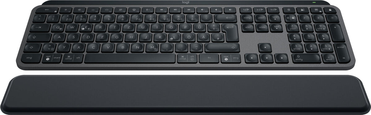 Logitech MX Keys S Combo -  RF Wireless + Bluetooth Mouse + Wireless QWERTZ German Keyboard