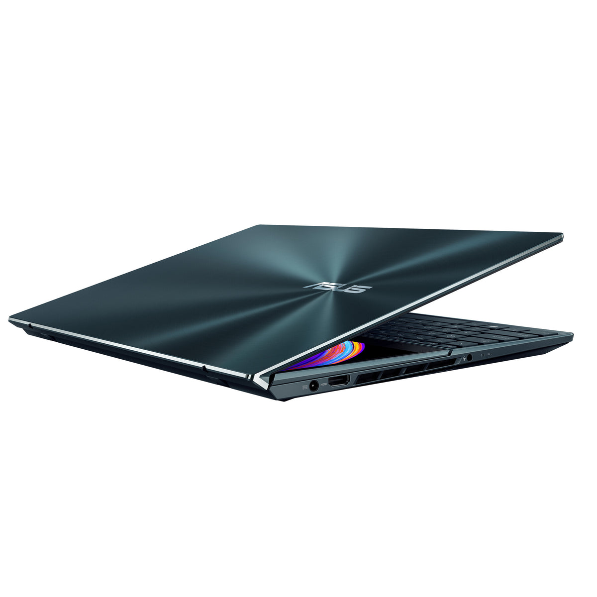 ASUS Zenbook Pro Duo 15 OLED Laptop - 39.6 cm (15.6") - Touchscreen - Intel® Core™ i9-12900H - 32 GB LPDDR5-SDRAM - 1 TB SSD - NVIDIA GeForce RTX 3070 Ti - Wi-Fi 6 - Windows 11 Home - Blue