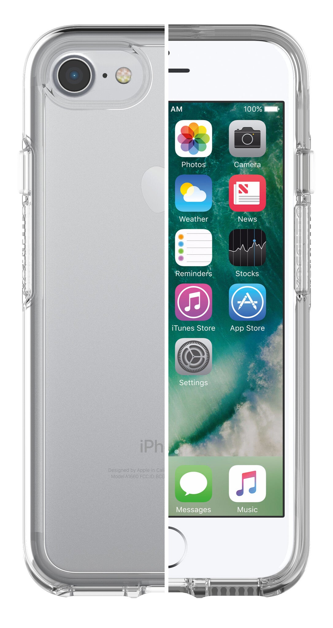 OtterBox Symmetry Clear Series for iPhone SE (2nd gen) / 8 / 7 in Transparent